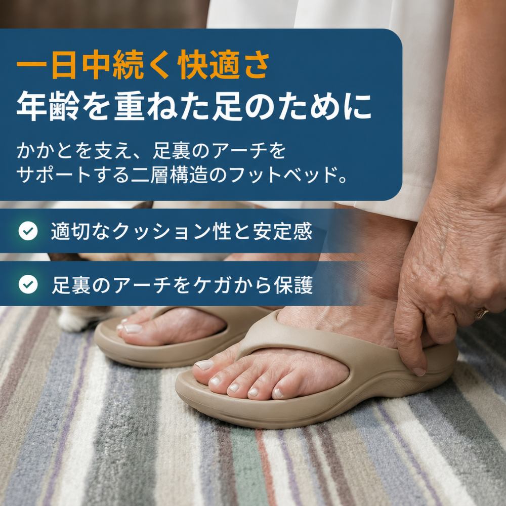 KIVENA アーチサポートビーチサンダル