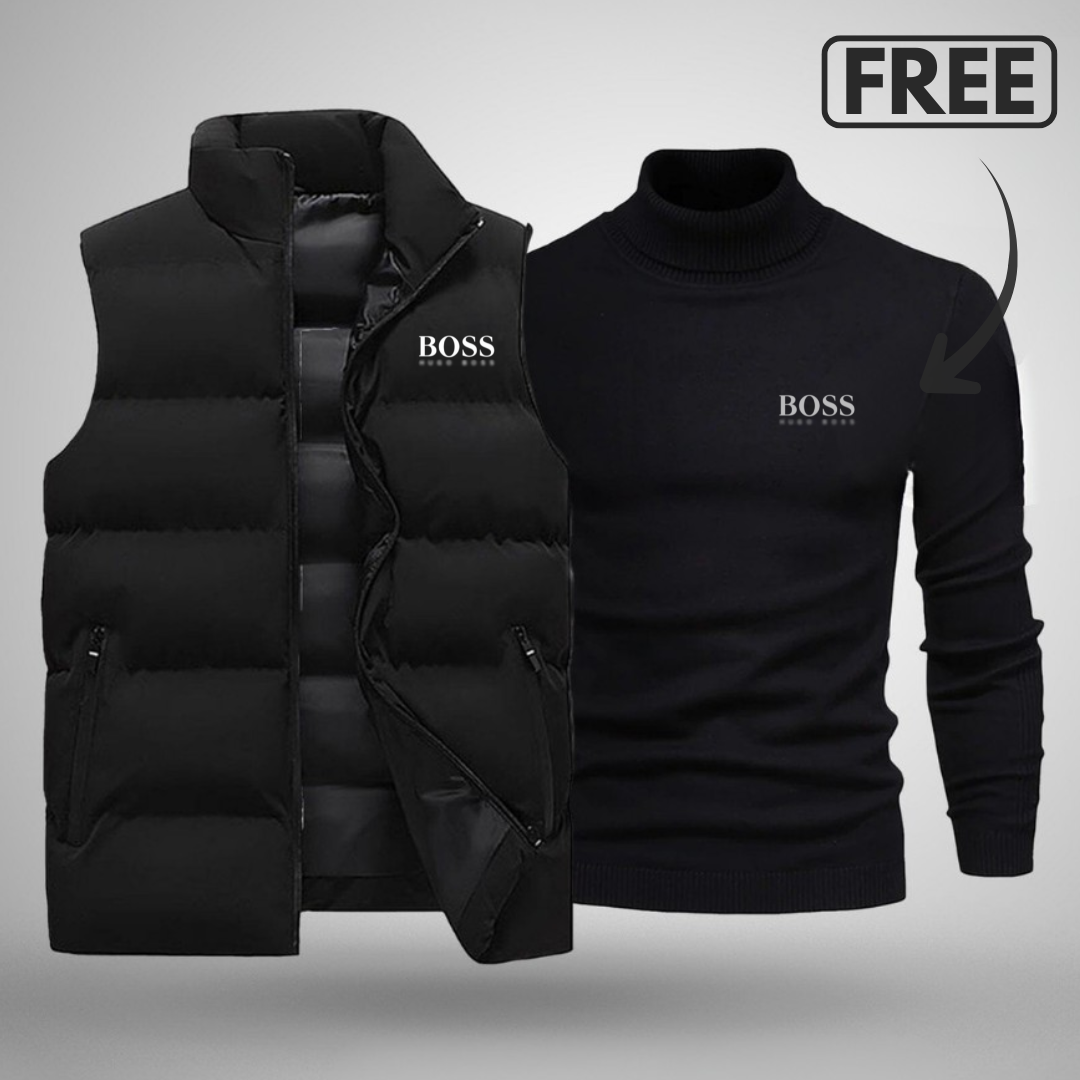 [KOOP 1 KRIJG 2] Bodywarmer & Gratis Trui (Opruiming)